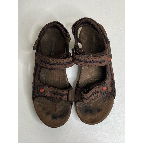 Merrell Sandspur Brown Sport Sandals Men Sz 10 Adjustable Hiking Comfort Outdoor main image 7